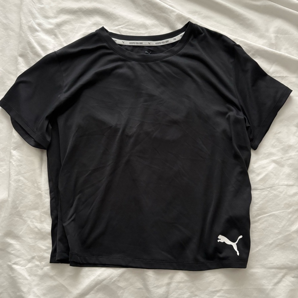 puma black tee